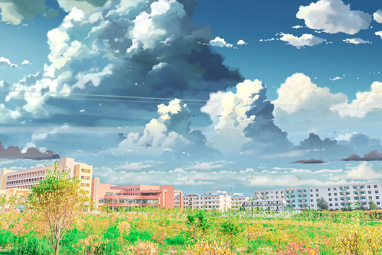 中北大學(xué)動漫設(shè)計 天空為幕，創(chuàng)意翱翔